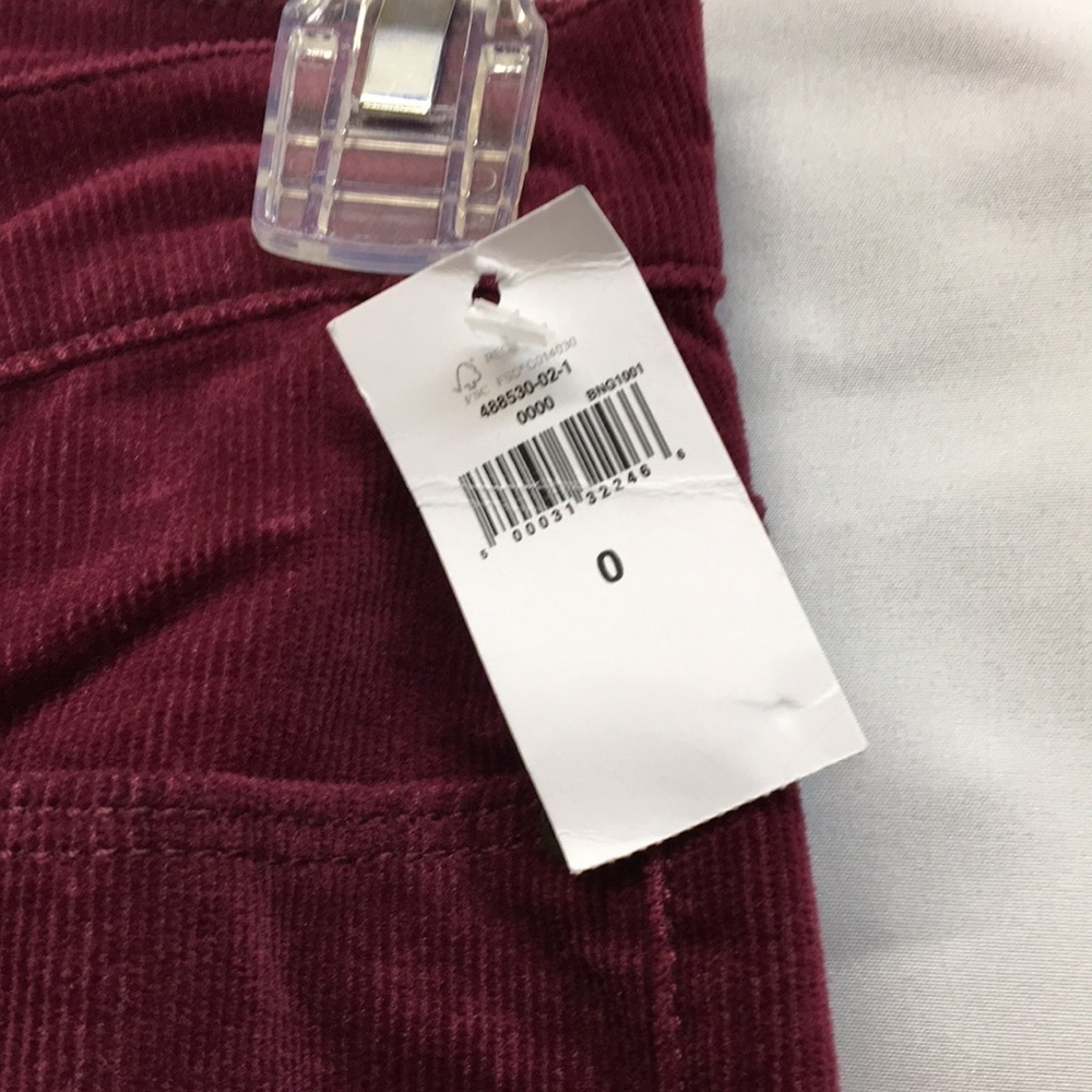 Banana Republic Corduroy Skinny Jeans Women’s Size 0 NEW with Tags - Picture 2 of 9